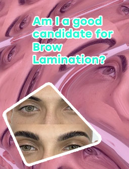 Brow lamination for sparse brows