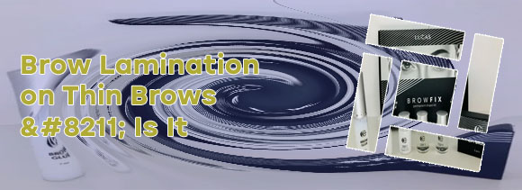 Brow lamination sparse brows
