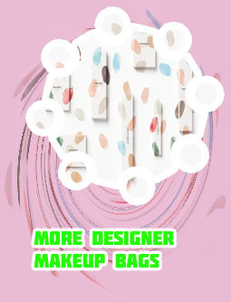 Designer cosmetic pouch