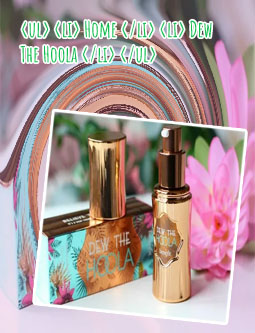 Dew the hoola liquid bronzer