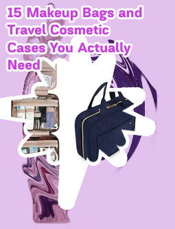 Hanging cosmetic bag
