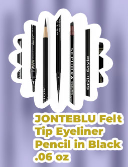 Jonteblu felt tip eyeliner pencil in black