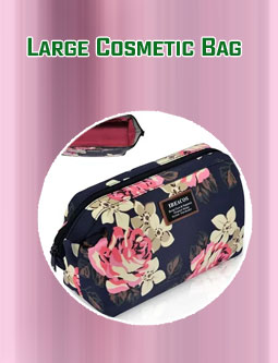 Large cosmetic pouch