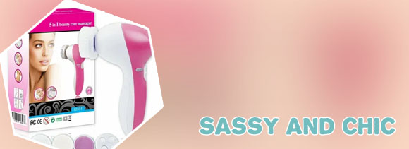 Sassy and chic face massager