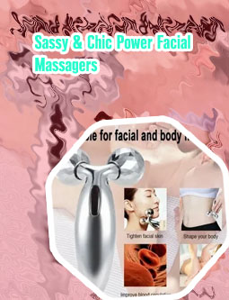 Sassy chic face massager